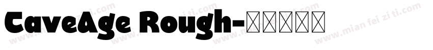 CaveAge Rough字体转换